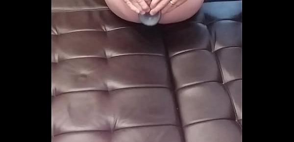  Huge Dildo Inside Sissy Tvinhose